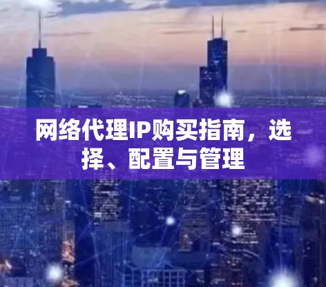 网络代理IP购买指南，选择、配置与管理