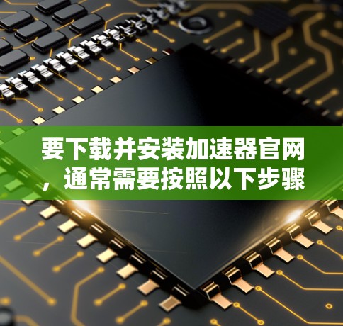 要下载并安装加速器官网，通常需要按照以下步骤操作