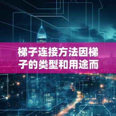 梯子连接方法因梯子的类型和用途而异，常见的梯子包括A型梯子、B型梯子、脚手架梯子、手持梯子等。以下是一些常见的梯子连接方法