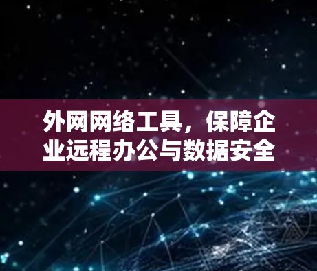 外网网络工具,保障企业远程办公与数据安全 外网网络工具,保障企业远程办公与数据安全
