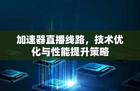 加速器直播线路，技术优化与性能提升策略