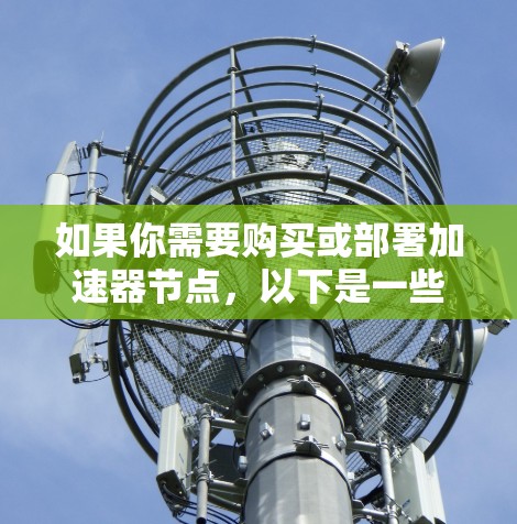 如果你需要购买或部署加速器节点，以下是一些关键点需要考虑