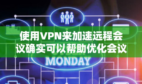 使用VPN来加速远程会议确实可以帮助优化会议体验，尤其是在网络延迟和连接稳定性方面。以下是一些具体的步骤和建议，帮助您更好地进行远程会议