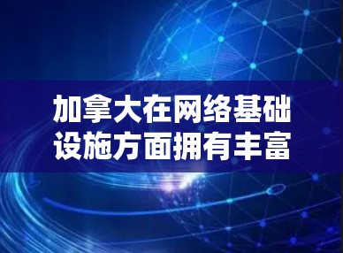 加拿大在网络基础设施方面拥有丰富的节点资源，这些节点在互联网、金融、政府、科技、教育和医疗等多个领域发挥着重要作用。以下是对这些节点的详细分析