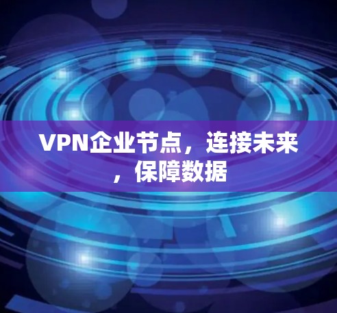 VPN企业节点，连接未来，保障数据