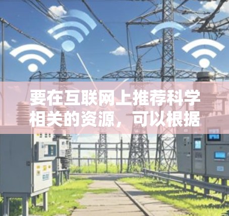 要在互联网上推荐科学相关的资源,可以根据不同的需求和兴趣领域来推荐。以下是一些常用的科学资源推荐 要在互联网上推荐科学相关的资源,可以根据不同的需求和兴趣领域来推荐。以下是一些常用的科学资源推荐